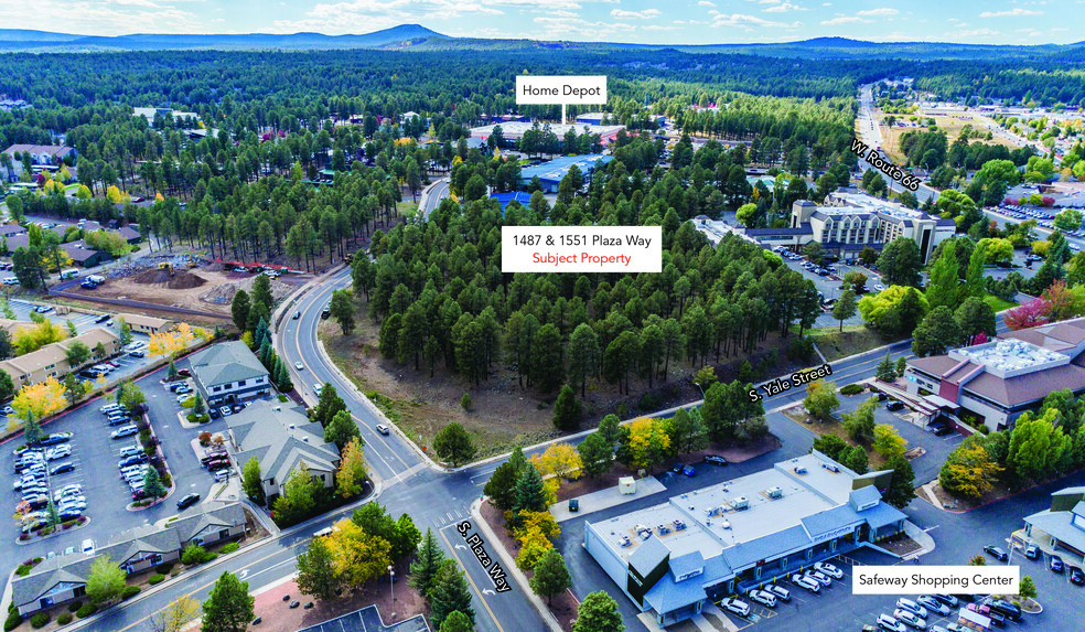 1487-1551 S Plaza Way, Flagstaff, AZ en venta - Vista aérea - Imagen 1 de 5