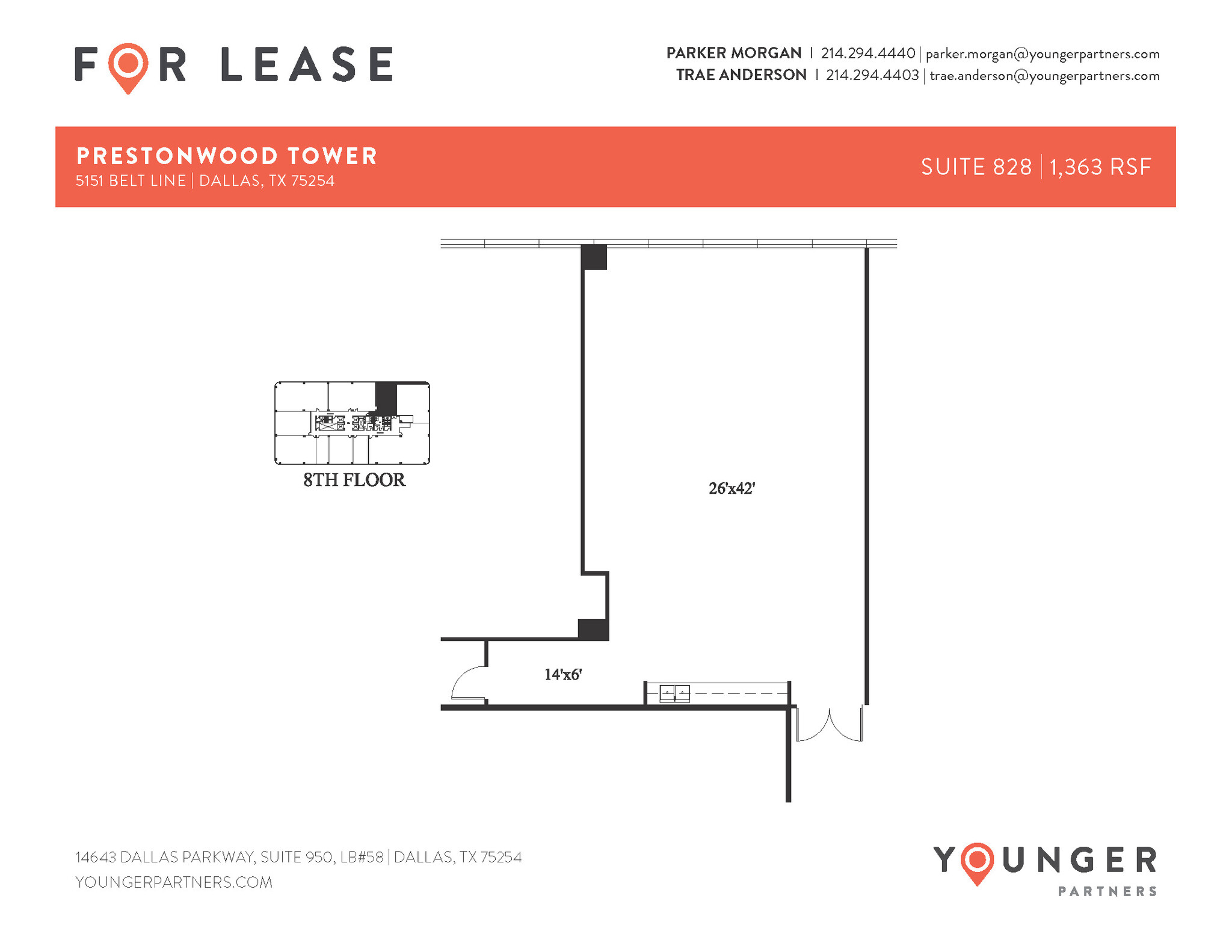 5151 Belt Line Rd, Dallas, TX en alquiler Plano de la planta- Imagen 1 de 1