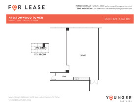 5151 Belt Line Rd, Dallas, TX en alquiler Plano de la planta- Imagen 1 de 1