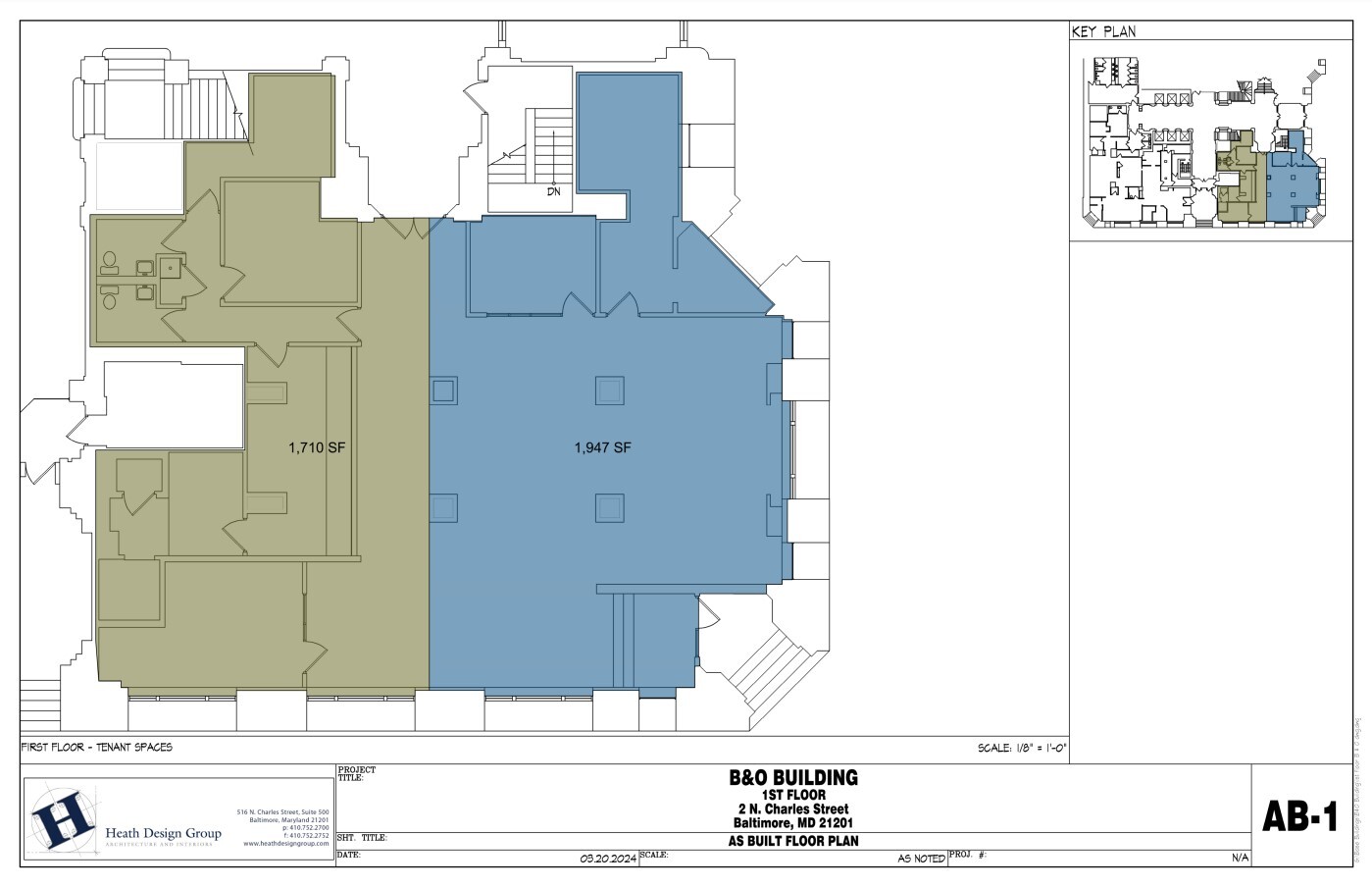 2 N Charles St, Baltimore, MD en alquiler Plano de la planta- Imagen 1 de 1