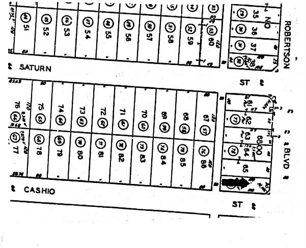 1499 S Robertson Blvd, Los Angeles, CA en alquiler - Plano de solar - Imagen 2 de 4