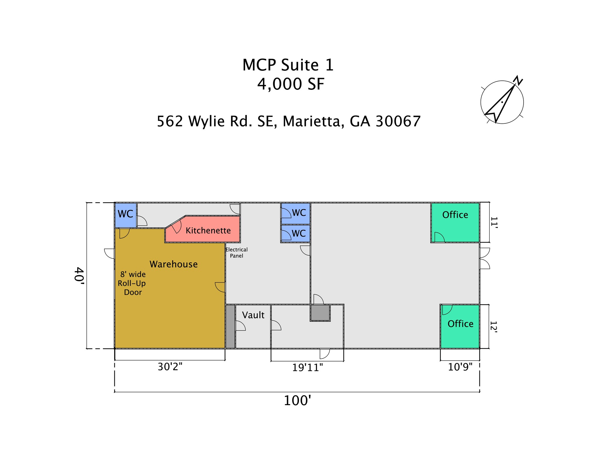 562 Wylie Rd SE, Marietta, GA en alquiler Plano del sitio- Imagen 1 de 3