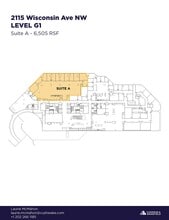 2115 Wisconsin Ave NW, Washington, DC en alquiler Plano de la planta- Imagen 1 de 1