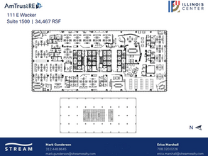 111 E Wacker Dr, Chicago, IL en alquiler Plano de la planta- Imagen 1 de 1