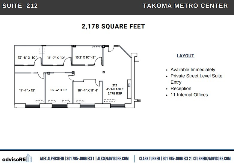 6856 Eastern Ave NW, Washington, DC en alquiler Plano de la planta- Imagen 1 de 1