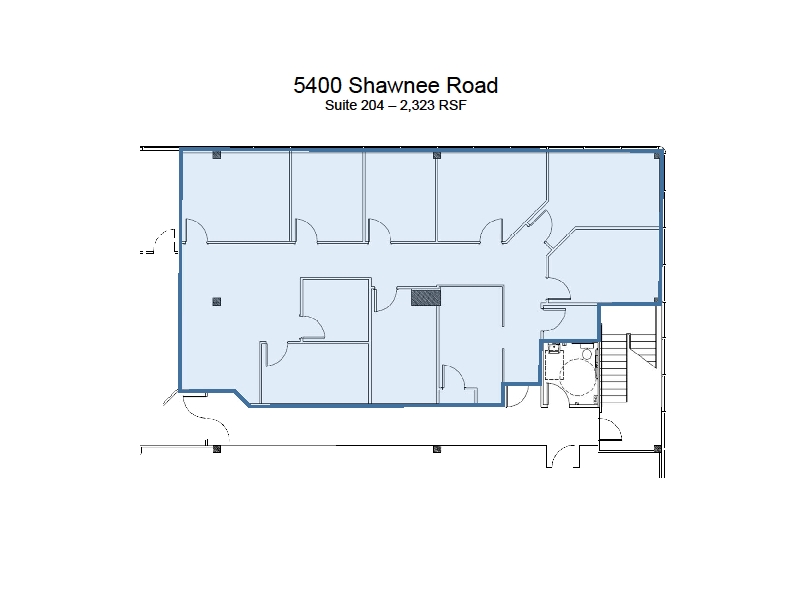 5400 Shawnee Rd, Alexandria, VA en alquiler Plano de la planta- Imagen 1 de 1