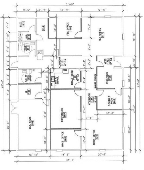 1535 E Sumner Ave, Fort Sumner, NM en venta - Plano de la planta - Imagen 2 de 6