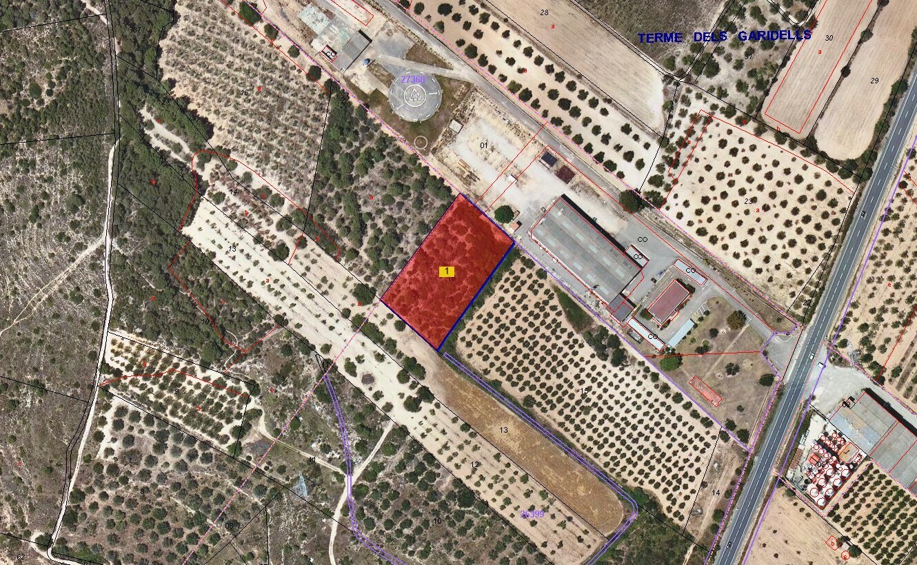 Terreno en Els Garidells, Tarragona en venta Plano de la planta- Imagen 1 de 4