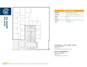 805 Broadway St, Vancouver, WA en alquiler Plano del sitio- Imagen 1 de 1