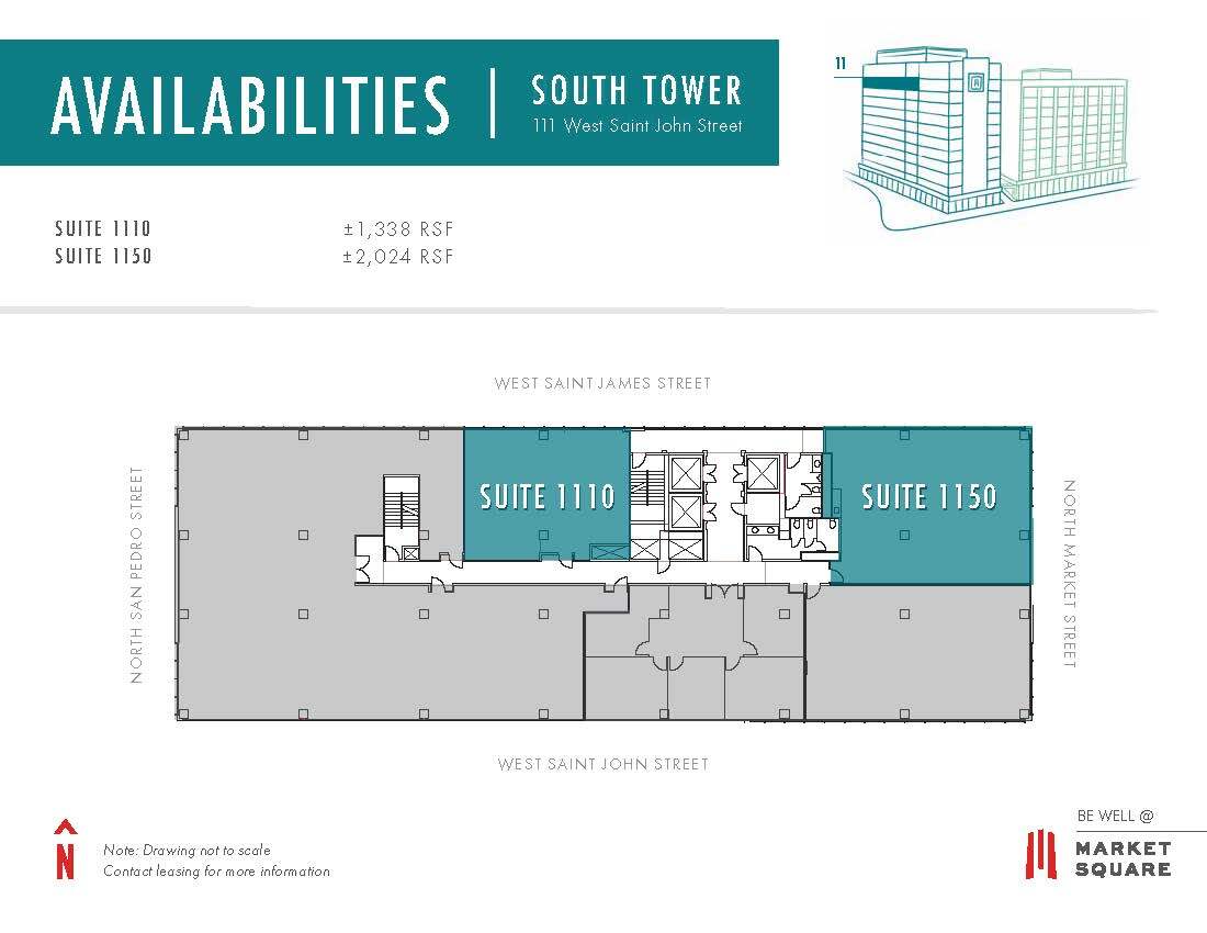 111 W Saint John St, San Jose, CA en alquiler Plano de la planta- Imagen 1 de 1