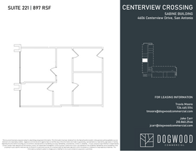 4538 Centerview Dr, San Antonio, TX en alquiler Plano de la planta- Imagen 1 de 1