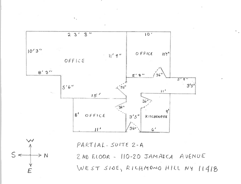 110-20 Jamaica Ave, Richmond Hill, NY en alquiler - Plano de la planta - Imagen 3 de 4