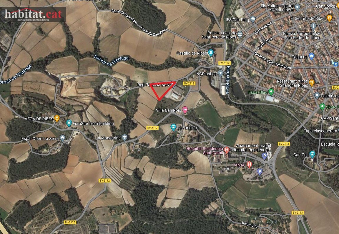 Terreno en Sant Pere de Ribes, Barcelona en venta Vista aérea- Imagen 1 de 6