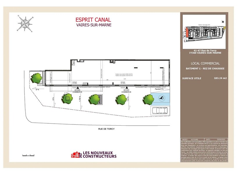 41 Rue De Torcy, Vaires-sur-Marne en venta - Plano de la planta - Imagen 3 de 3
