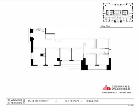 75 14th St NE, Atlanta, GA en alquiler Plano de la planta- Imagen 1 de 1