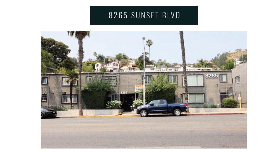 8265 W Sunset Blvd, West Hollywood, CA en alquiler - Foto del edificio - Imagen 2 de 3