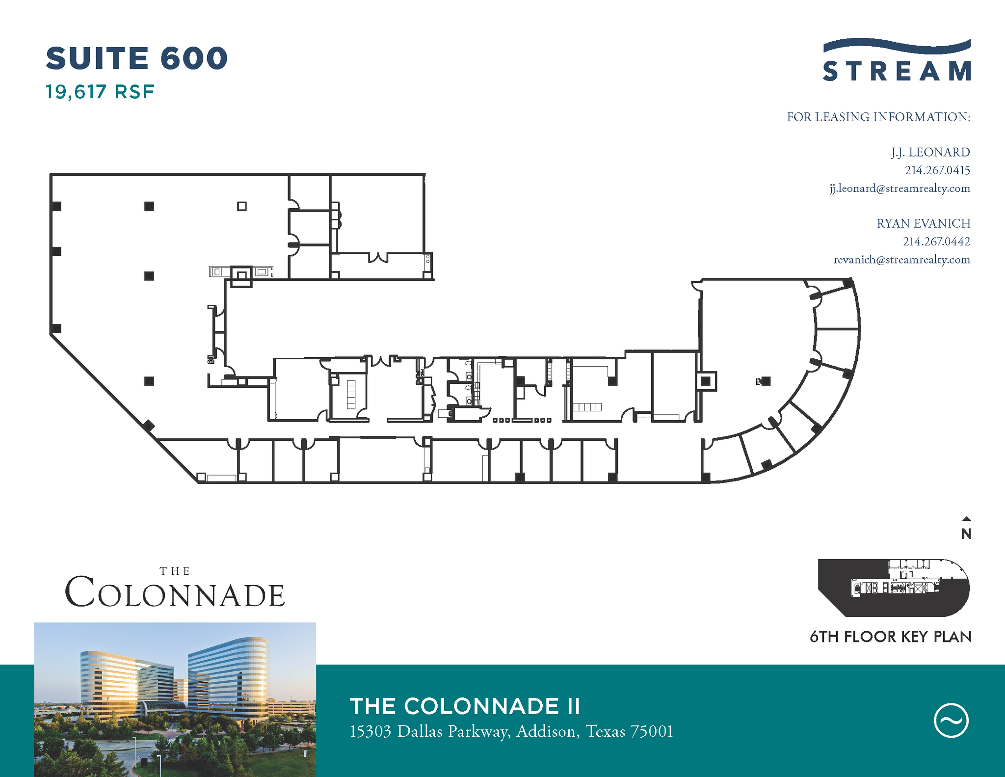 15301 N Dallas Pky, Addison, TX en alquiler Plano de la planta- Imagen 1 de 2