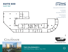 15301 N Dallas Pky, Addison, TX en alquiler Plano de la planta- Imagen 1 de 2