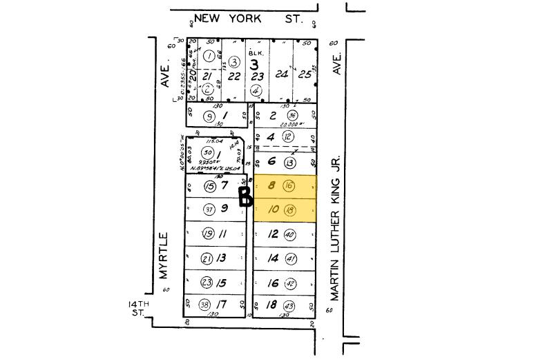 1415-1425 Martin Luther King Jr Ave, Long Beach, CA en venta - Plano de solar - Imagen 3 de 12