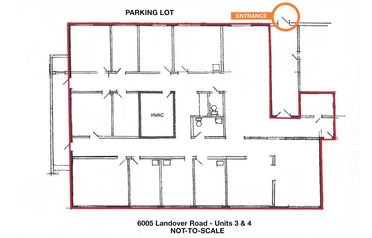 6005 Landover Rd, Cheverly, MD en alquiler Plano de la planta- Imagen 1 de 1