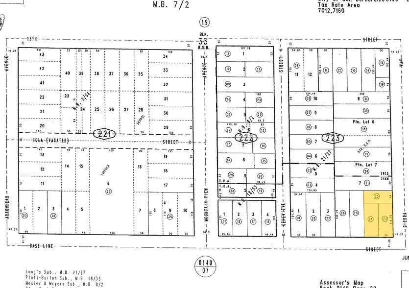 106 W Base Line St, San Bernardino, CA en venta - Plano de solar - Imagen 3 de 4