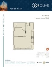 509 Olive Way, Seattle, WA en alquiler Plano de la planta- Imagen 1 de 1