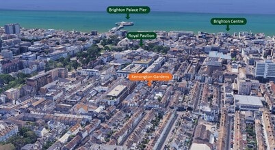 Unit C1 & C2, 22-23 Kensington St, Brighton, ESX - Aérea vista de mapa