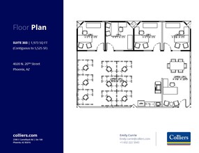 4020 N 20th St, Phoenix, AZ en alquiler Plano de la planta- Imagen 1 de 2