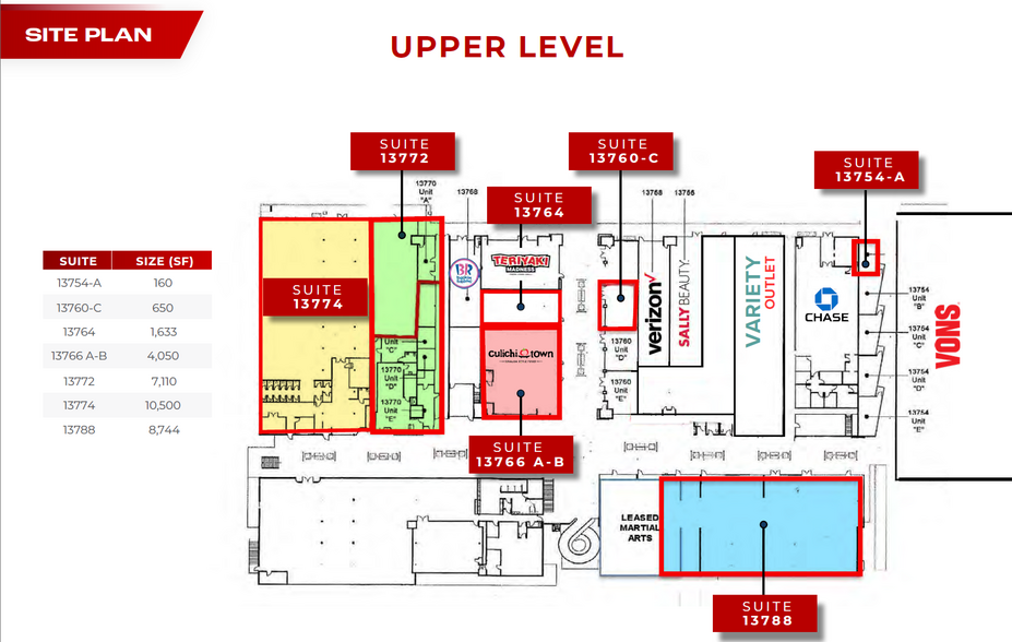 13730-13790 Foothill Blvd, Sylmar, CA en alquiler - Plano del sitio - Imagen 3 de 4