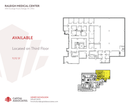 3100 Duraleigh Rd, Raleigh, NC en alquiler Plano de la planta- Imagen 1 de 1