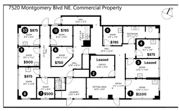 7520 Montgomery St, Albuquerque, NM en alquiler Plano de la planta- Imagen 1 de 1