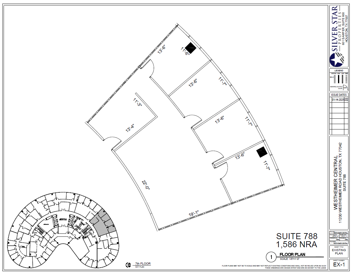 11200 Westheimer Rd, Houston, TX en venta Plano de la planta- Imagen 1 de 1