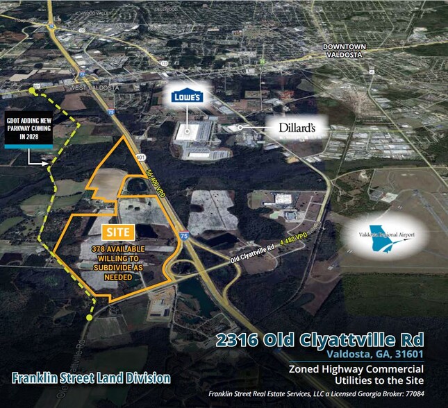 2316 Old Clyattville Rd, Valdosta, GA en venta - Foto del edificio - Imagen 1 de 7