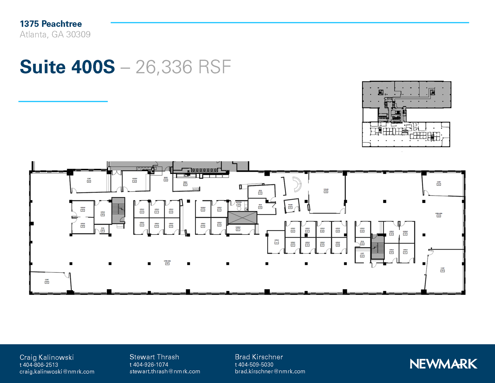 1375 Peachtree St NE, Atlanta, GA en alquiler Plano de la planta- Imagen 1 de 1