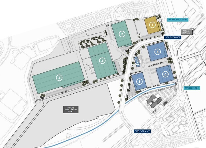 Longbridge Business Park, Birmingham en venta - Plano del sitio - Imagen 2 de 2