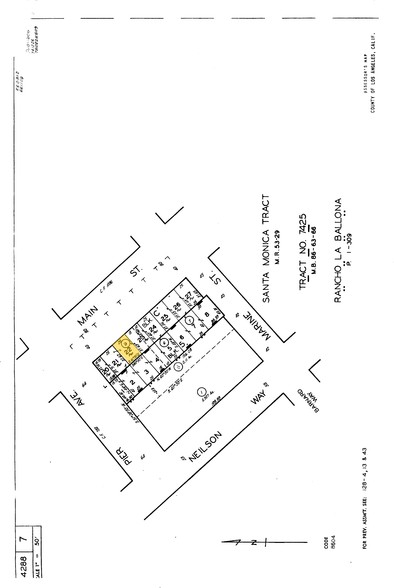 3002 Main St, Santa Monica, CA en alquiler - Plano de solar - Imagen 2 de 12