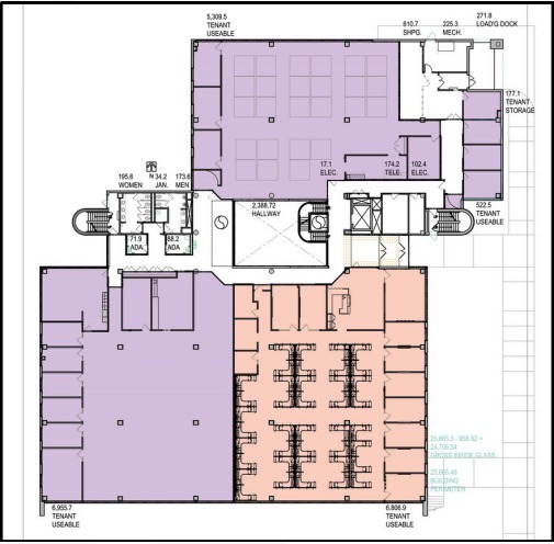 6499 University Ave NE, Fridley, MN en alquiler Plano de la planta- Imagen 1 de 2