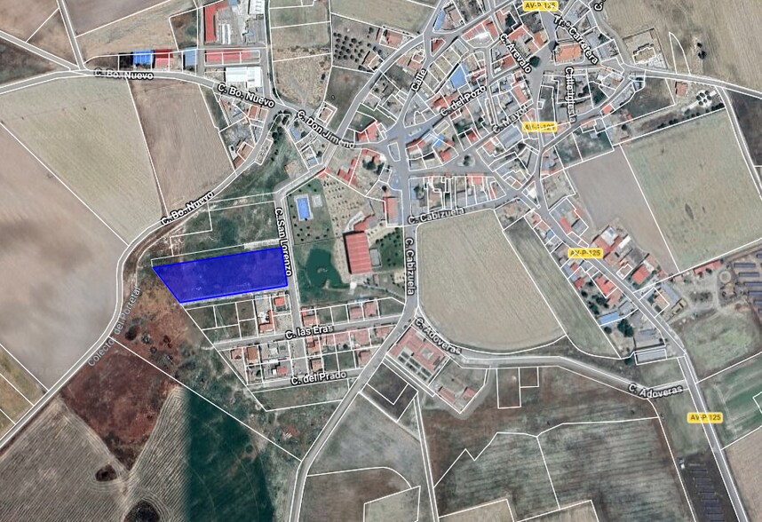 Calle San Lorenzo, 1, San Vicente de Arévalo, Ávila en venta - Plano de solar - Imagen 2 de 2