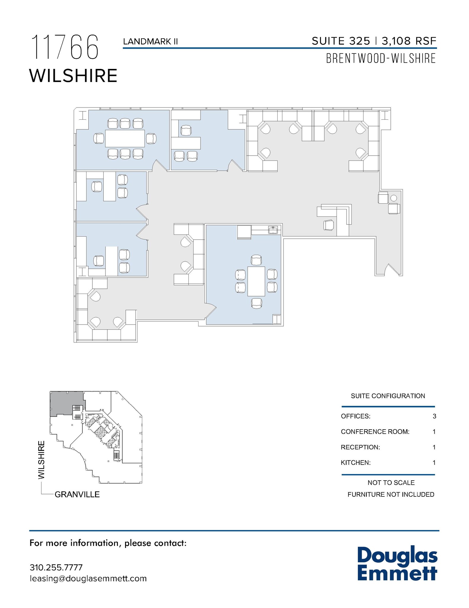 11766 Wilshire Blvd, Los Angeles, CA en alquiler Plano de la planta- Imagen 1 de 1