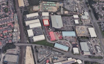 Kerfoot St, Warrington, CHS - Aérea vista de mapa