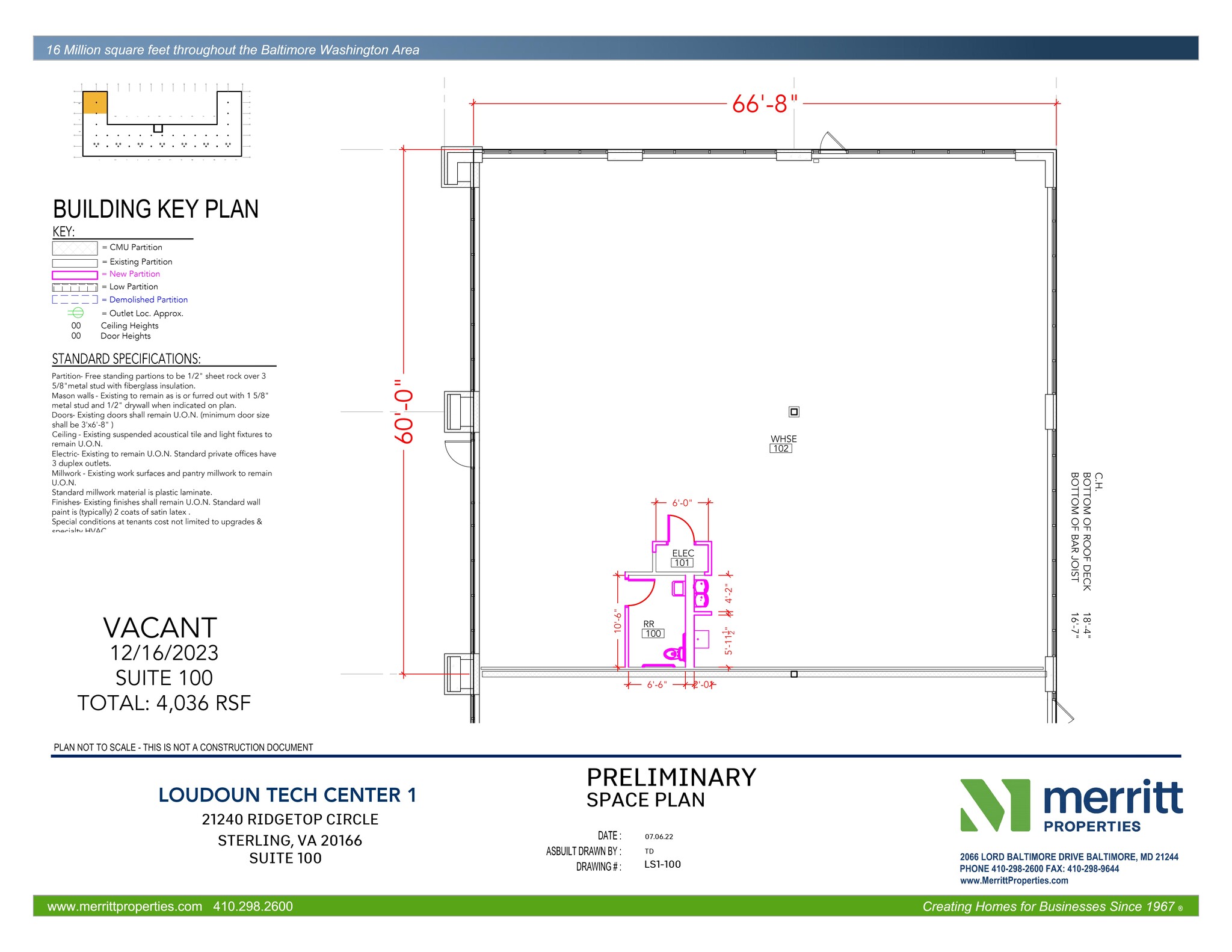 21240 Ridgetop Cir, Sterling, VA en alquiler Plano del sitio- Imagen 1 de 2