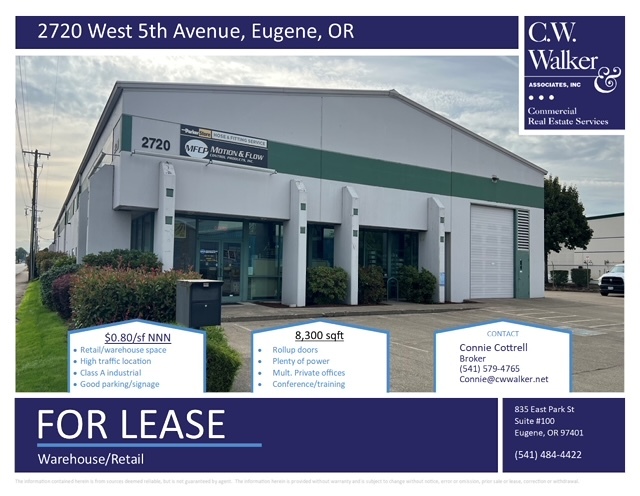 2710-2720 W 5th Ave, Eugene, OR en alquiler - Foto del edificio - Imagen 1 de 9