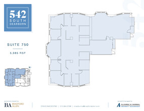 542-550 S Dearborn St, Chicago, IL en alquiler Plano de la planta- Imagen 1 de 4