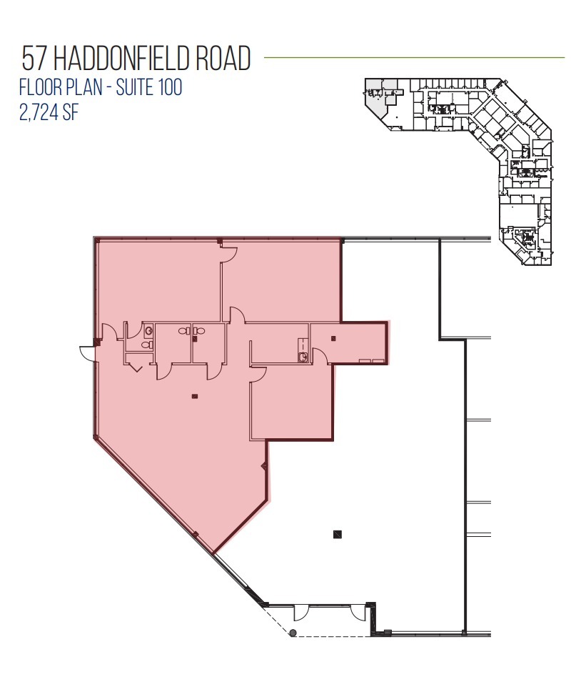 53 Haddonfield Rd, Cherry Hill, NJ en alquiler Plano de la planta- Imagen 1 de 1