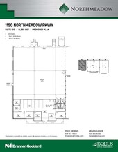 1150 Northmeadow Pky, Roswell, GA en alquiler Plano de la planta- Imagen 2 de 2