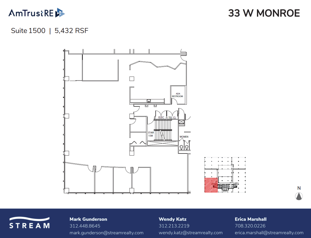 33 W Monroe St, Chicago, IL en alquiler Plano de la planta- Imagen 1 de 1