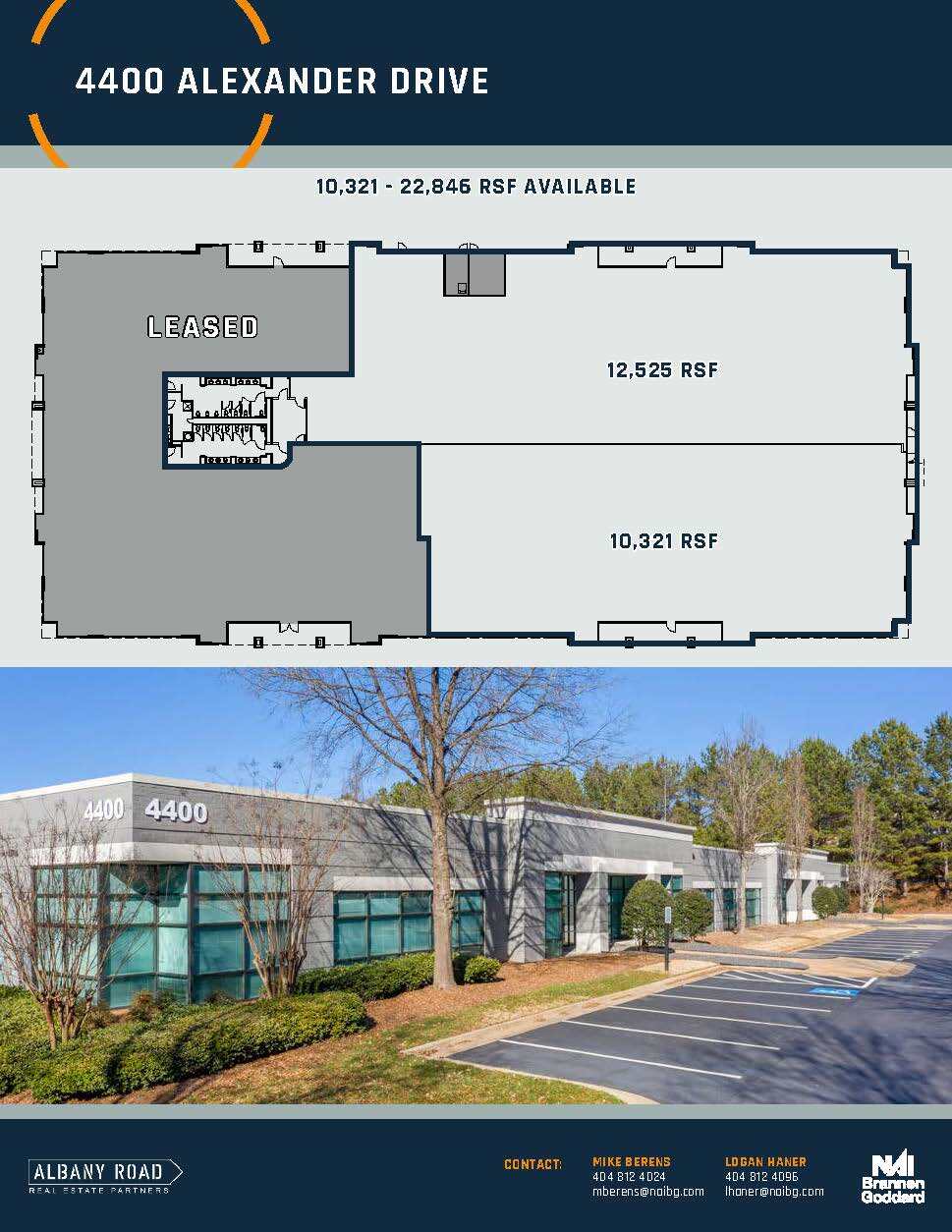 4300 Alexander Dr, Alpharetta, GA en alquiler Plano de la planta- Imagen 1 de 2