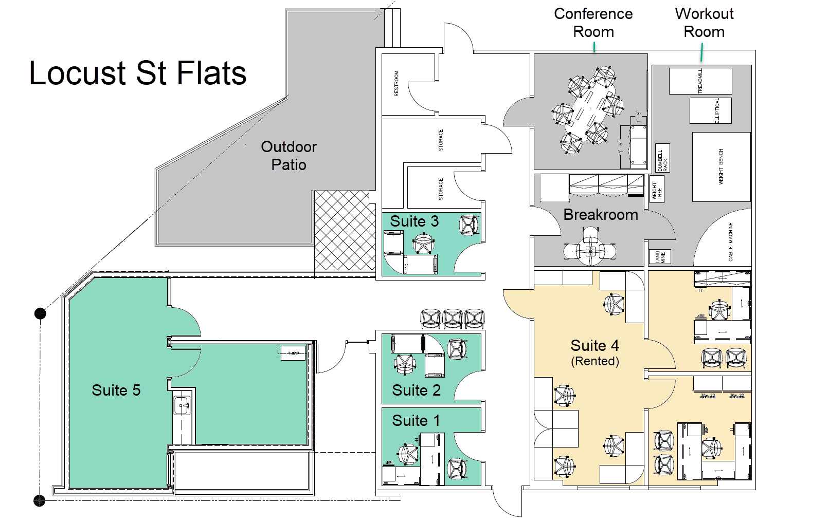 101 Locust St, Hickman, NE en alquiler Plano de la planta- Imagen 1 de 3