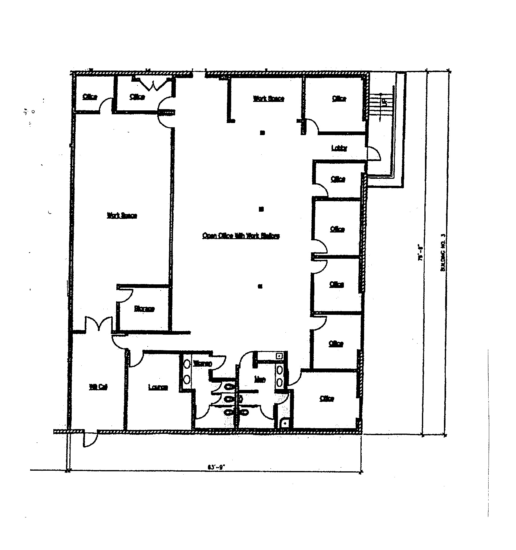 2832 E Foothill Blvd, Pasadena, CA en alquiler Plano de la planta- Imagen 1 de 1