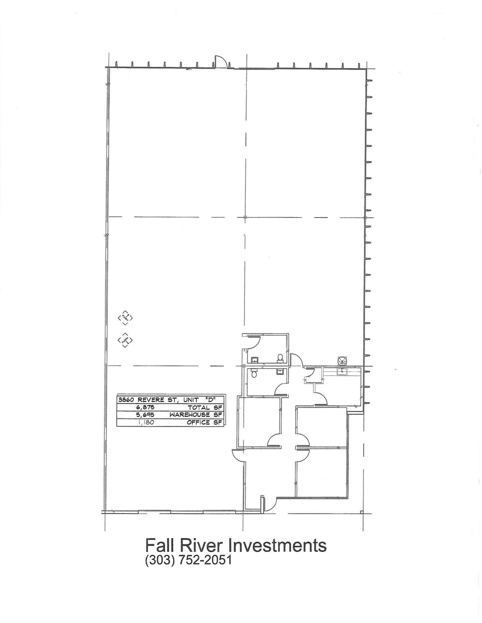 3800 Revere St, Denver, CO en alquiler Plano del sitio- Imagen 1 de 1